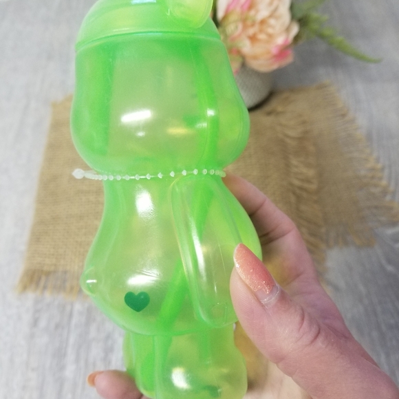 Care Bears Lucky Bear 10oz Bottle With Straw - Picture 9 of 9